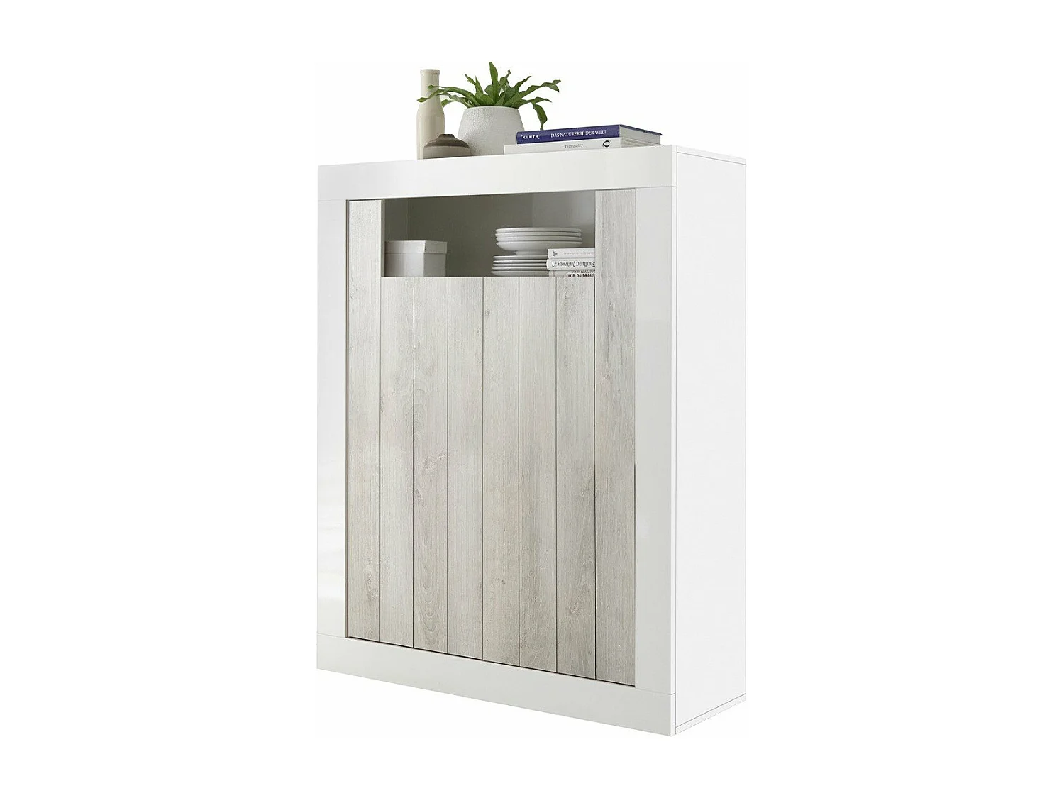 Buffet Haut 2 portes battantes H144 cm - Urbino