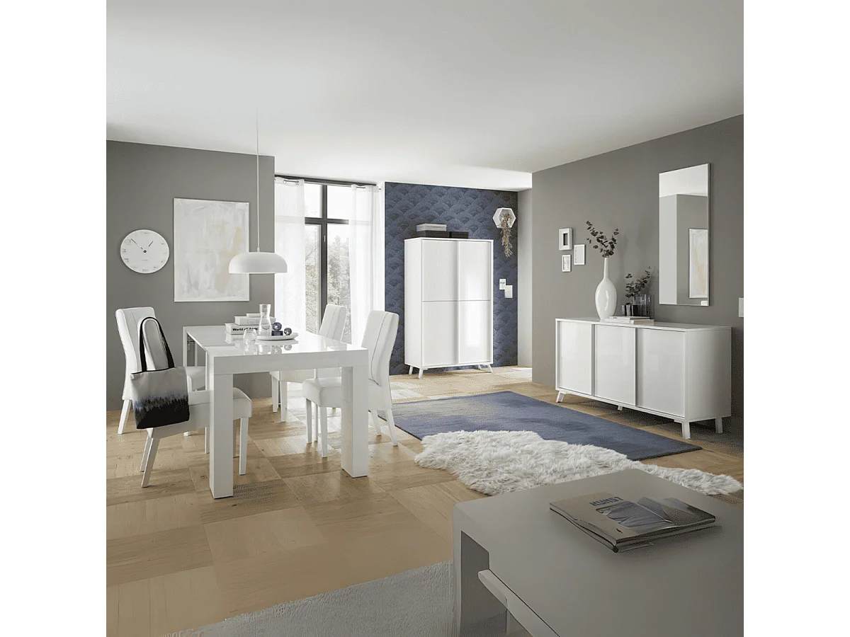 Buffet Haut 4 Portes H174 cm - City