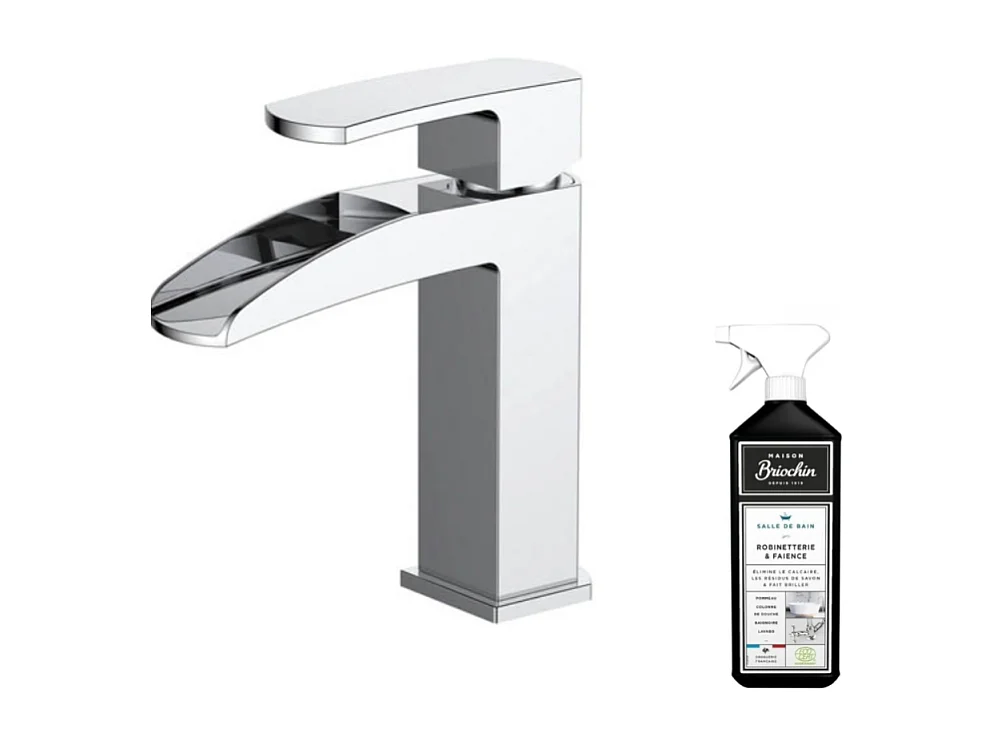 Mitigeur lavabo  PAINI City open fall + nettoyant Briochin
