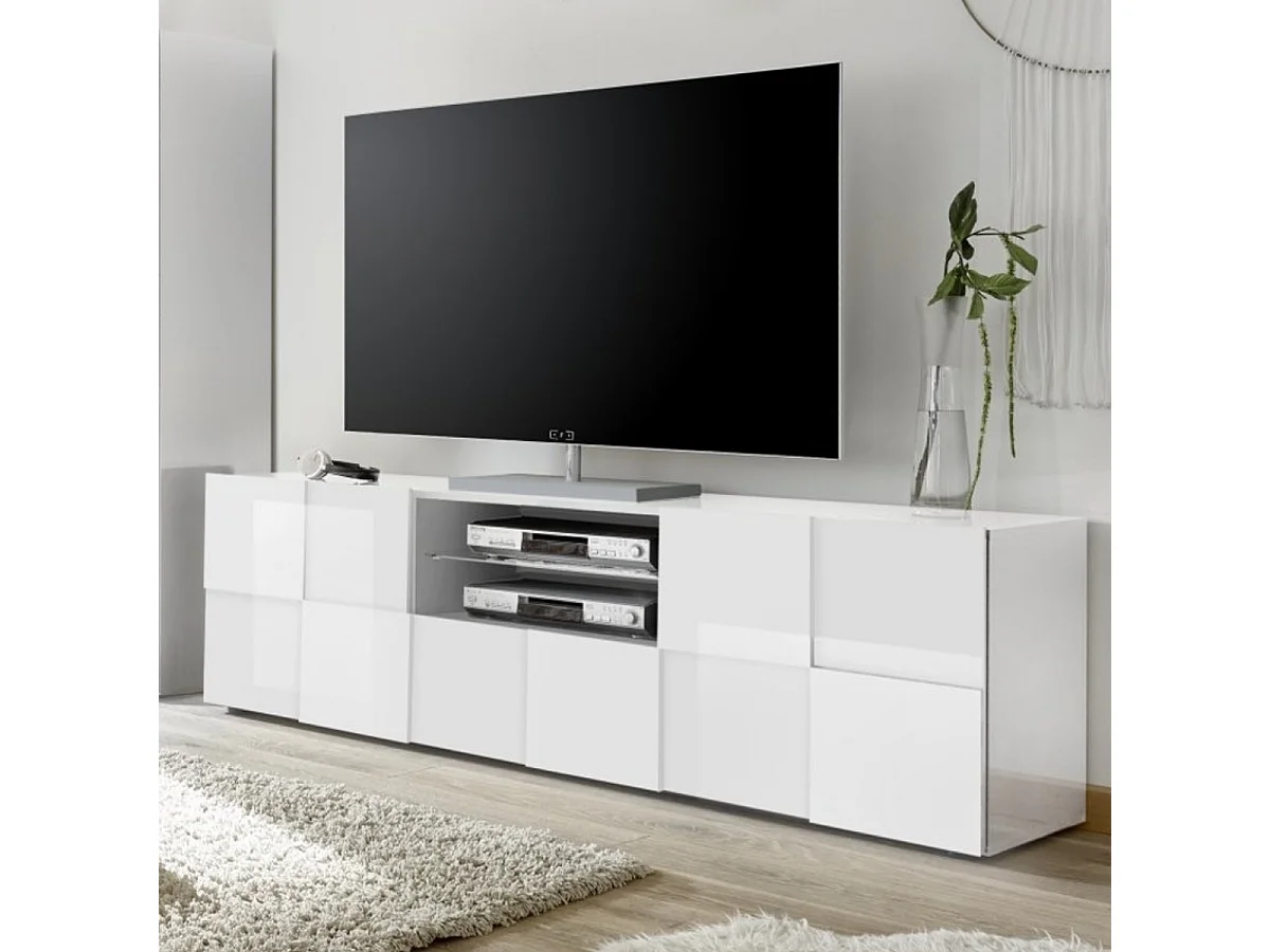 Meuble TV 2 Portes 1 Tiroir L181 cm - Dama