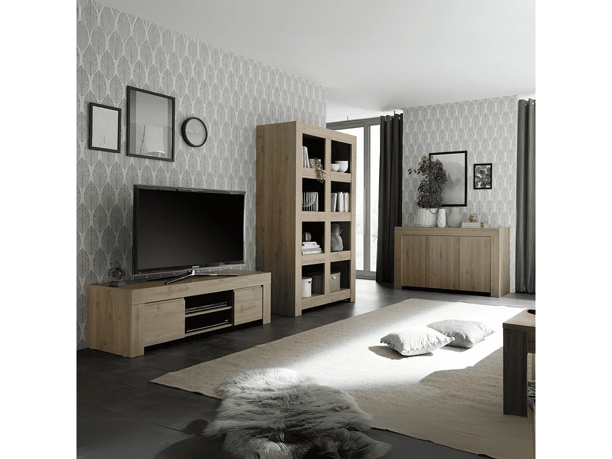 Meuble TV avec 2 portes L138 cm - Firenze