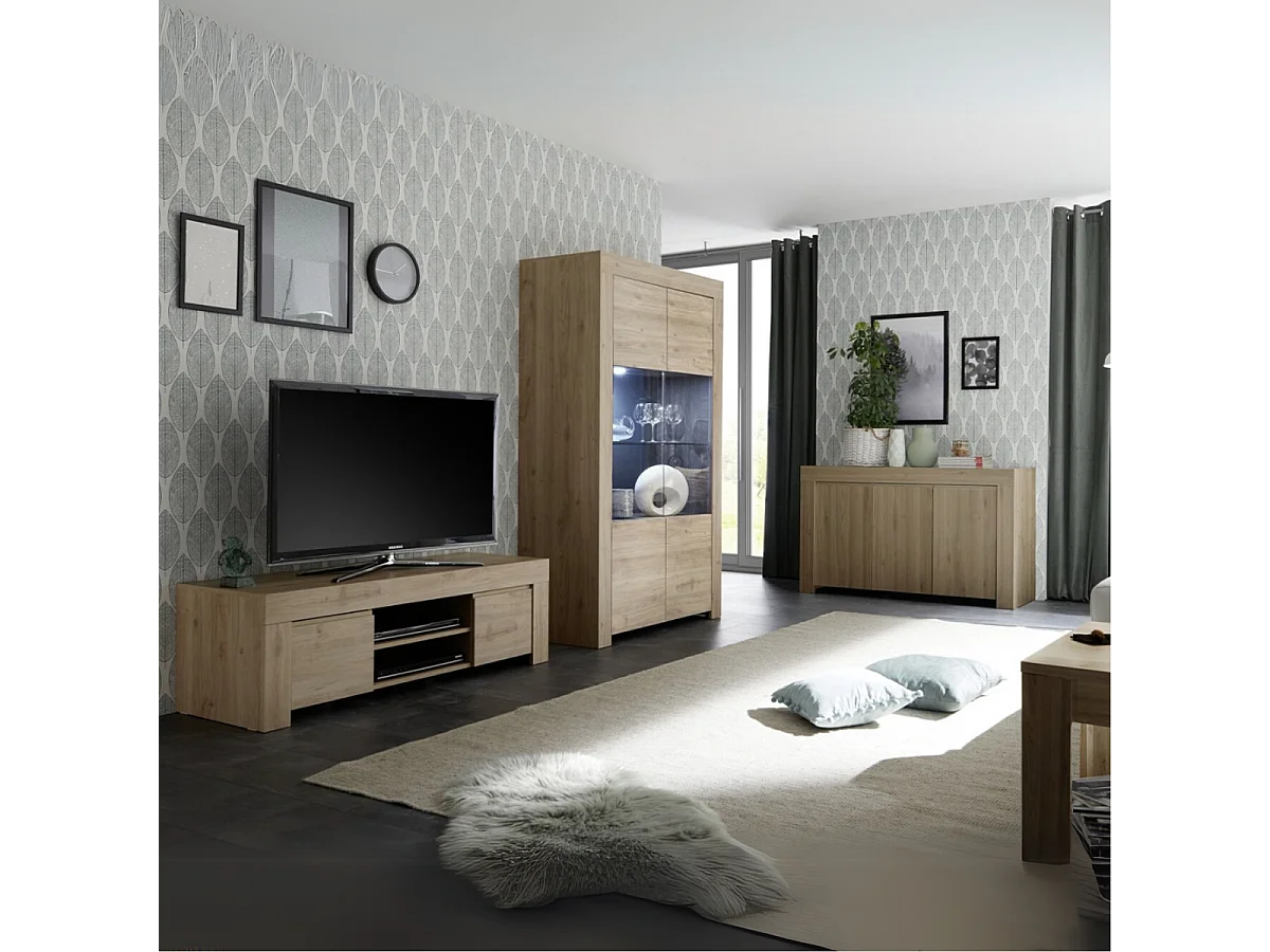 Meuble TV avec 2 portes L138 cm - Firenze