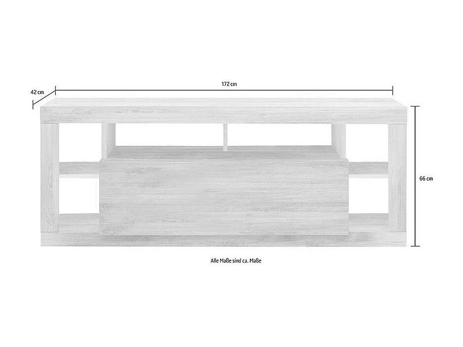 Meuble TV 1 porte L172 cm - Rimini