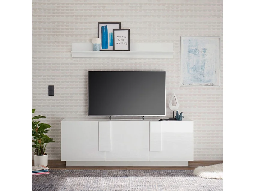 Meuble TV 3 portes Jupiter - L182 cm