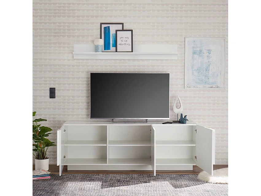 Meuble TV 3 portes Jupiter - L182 cm