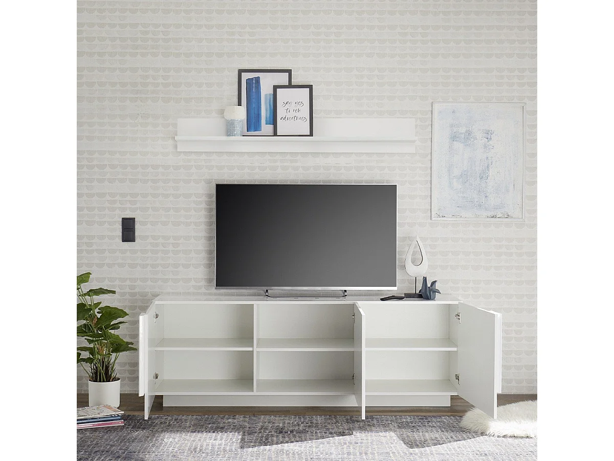 Meuble TV 3 portes Jupiter - L182 cm