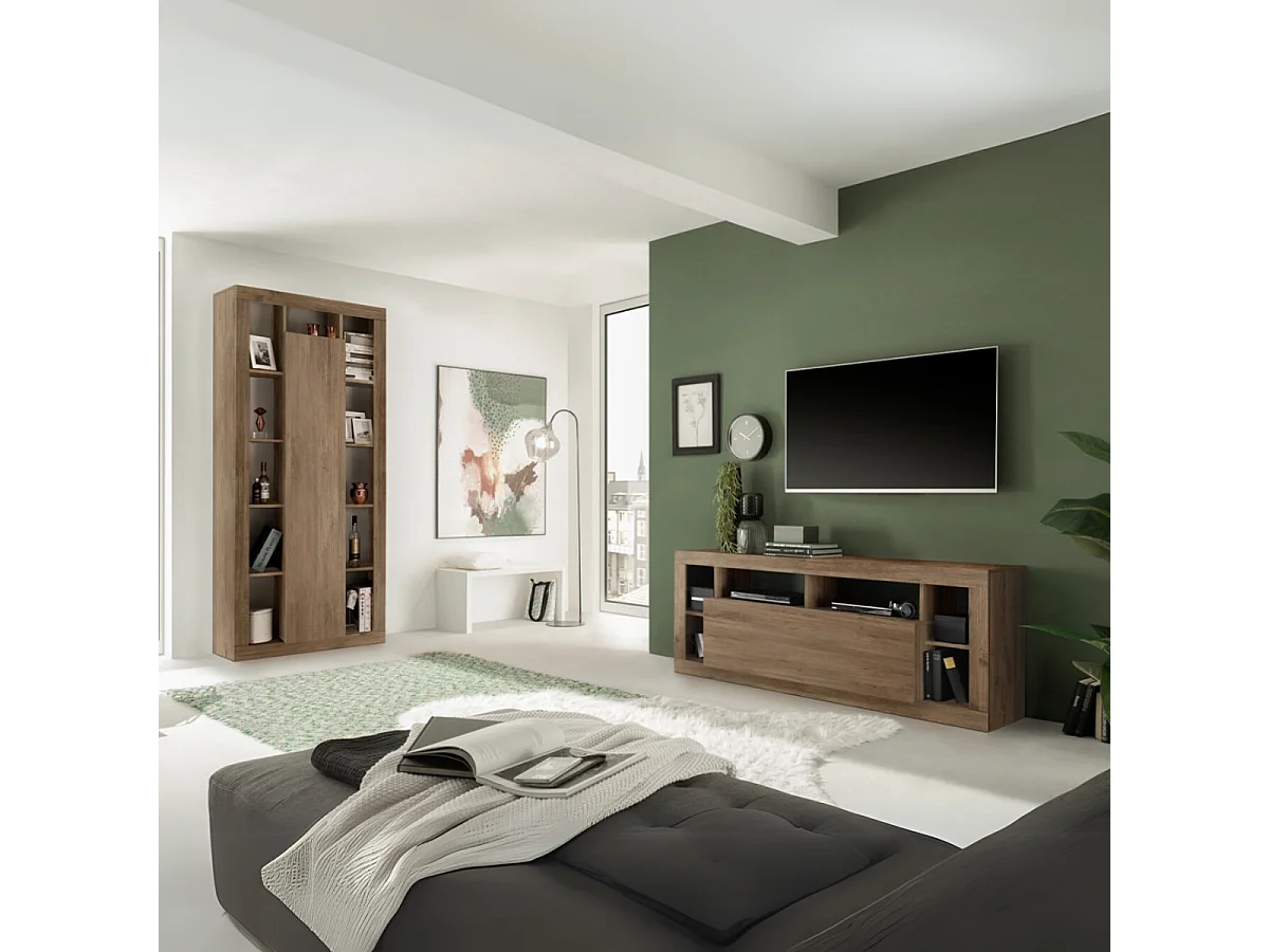 Meuble TV 1 porte L172 cm - Rimini