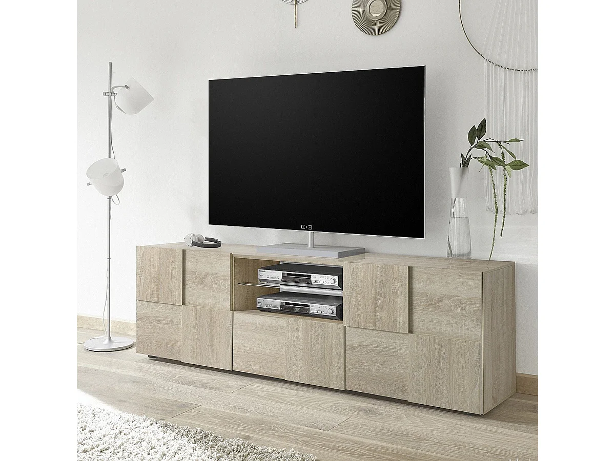 TV-meubel 2 deuren 1 lade L181 cm - Dama
