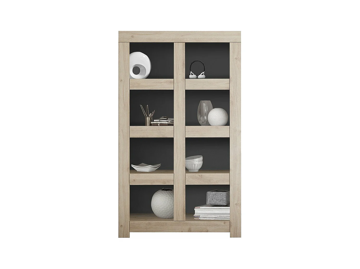 Buffet ouvert 8 niches H186 cm - Firenze