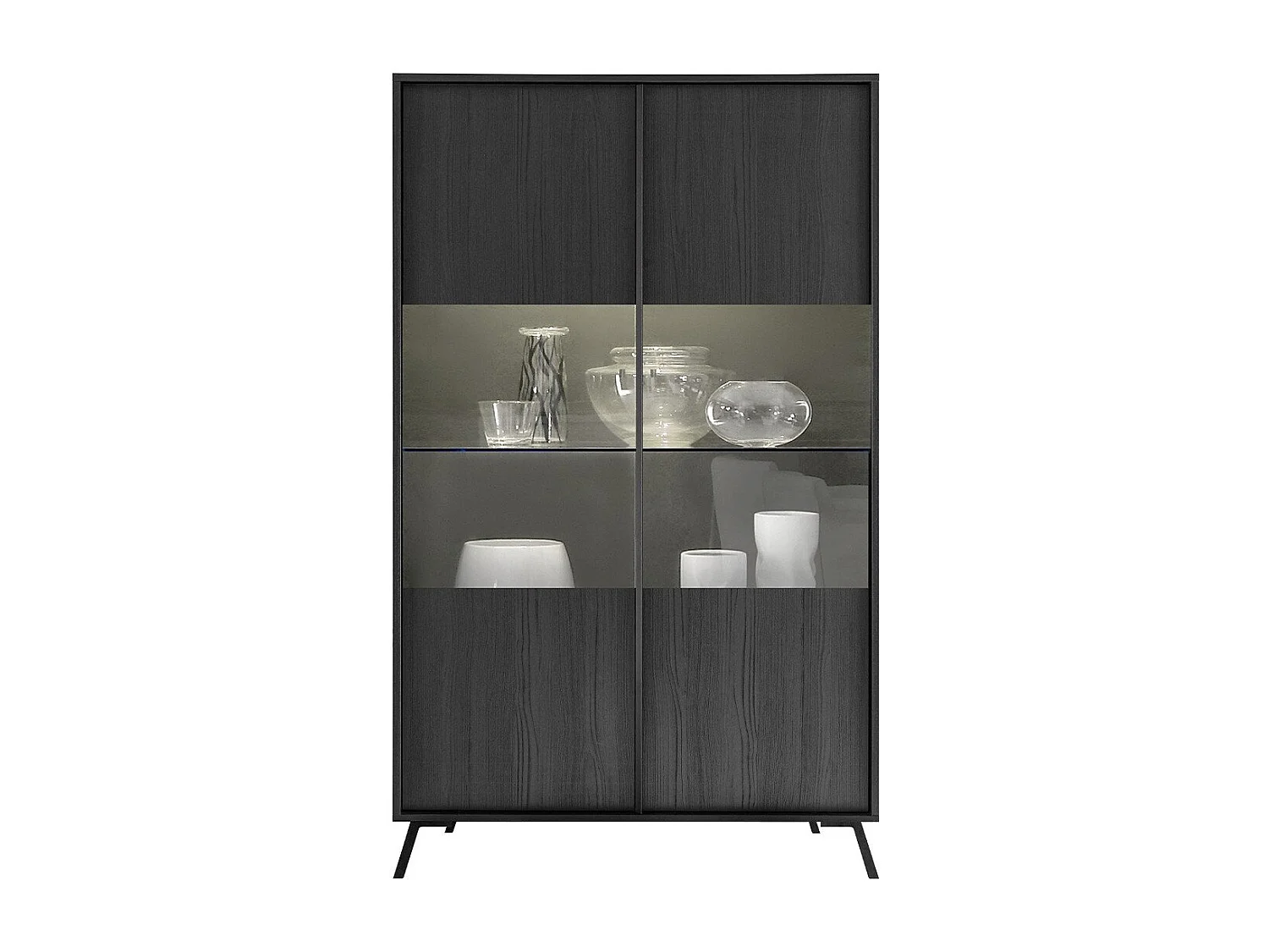 Vitrine 2 Türen H174 cm - City