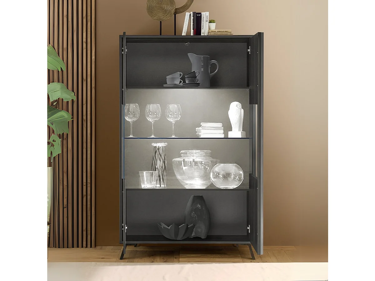 Vitrine 2 Türen H174 cm - City