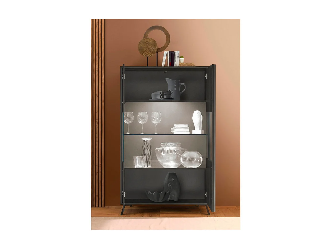 Vitrina 2 Puertas H174 cm - City