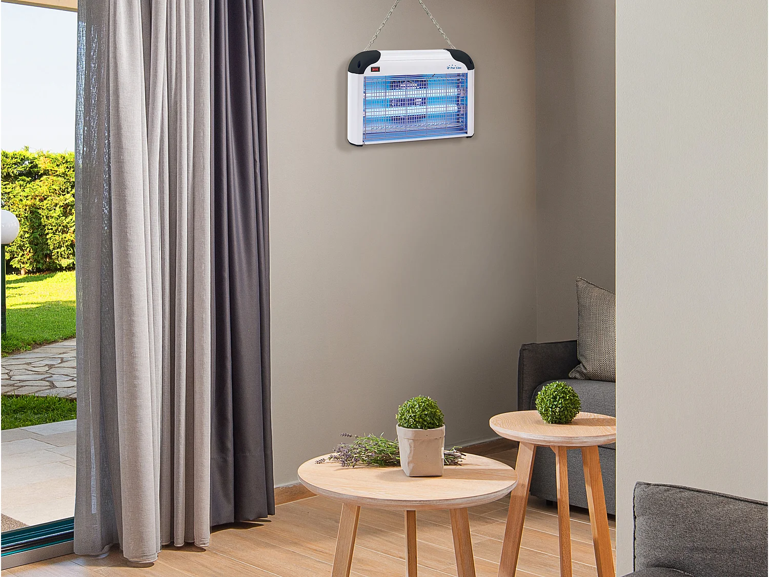 Lampada antizanzare da parete con luce ultravioletta per montaggio a parete o soffitto 20W