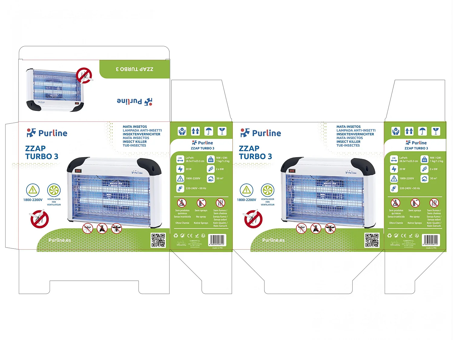 Tue Insectes Électrique 20W avec lumière ultraviolette