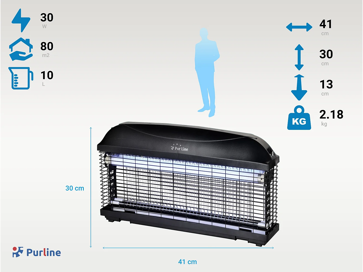 Tue Insectes Électrique 20W avec lumière ultraviolette