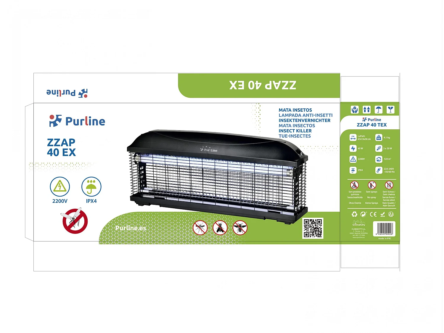45W professionele insectenverdelger met ultraviolet licht