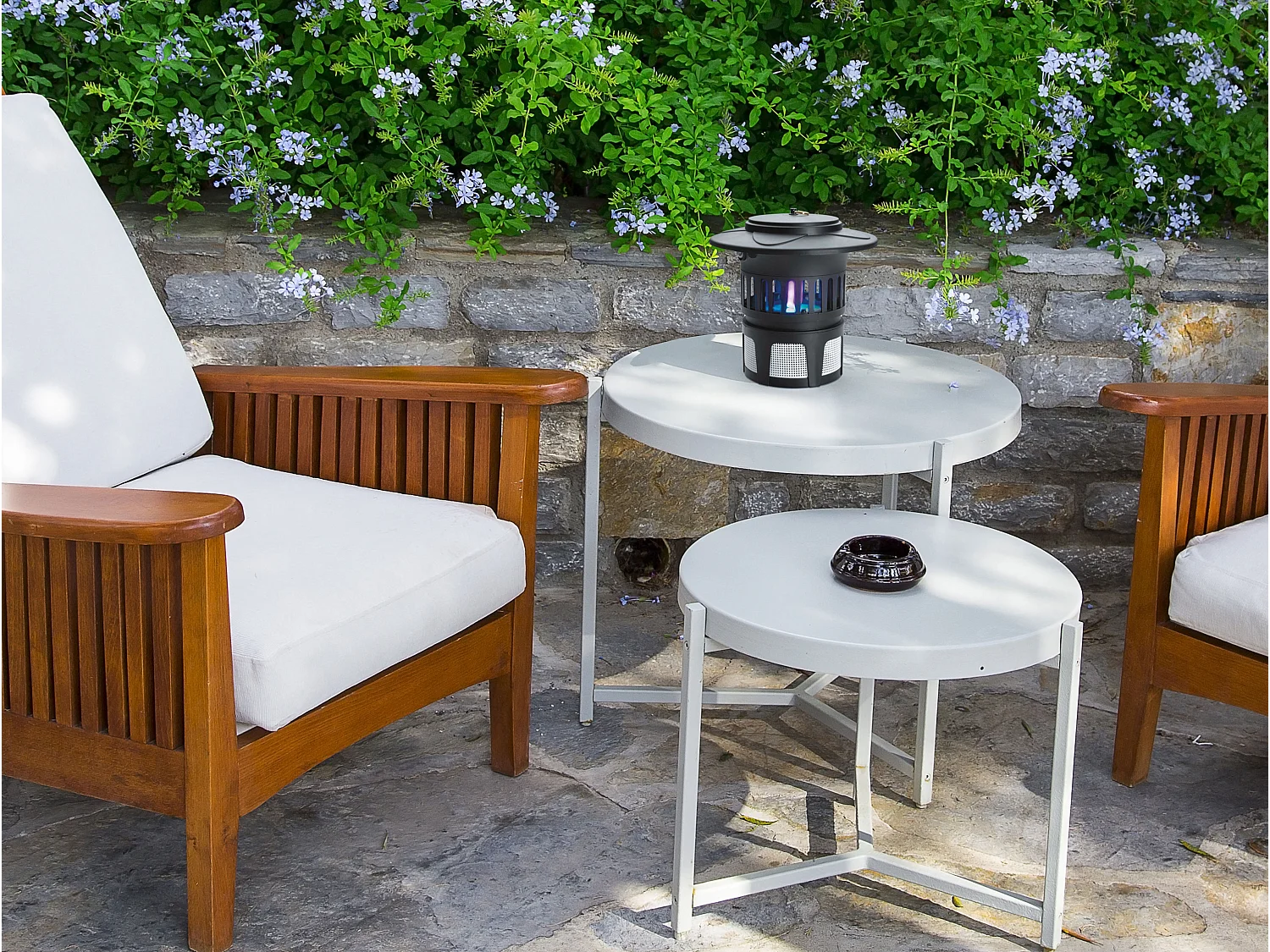 Lampada Anti-Insetti da tavolo con luce ultravioletta 13W con una ventola per superfici di 50m2