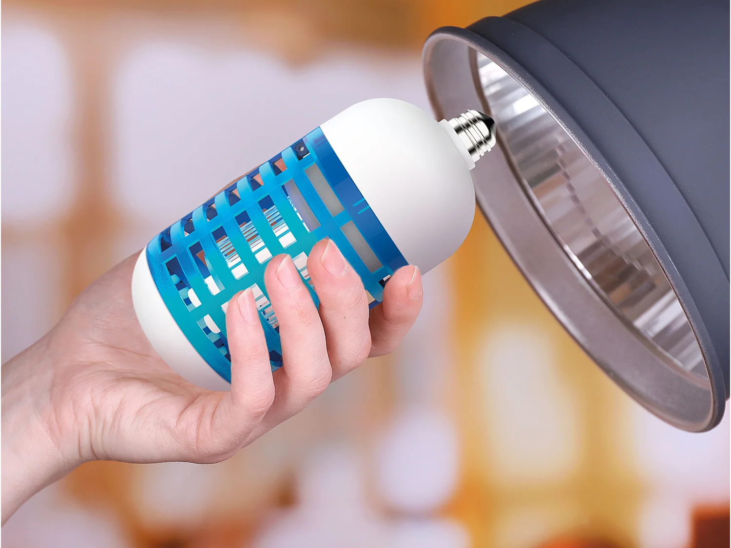 Ampoule anti moustique standard E27 lumière ultraviolette