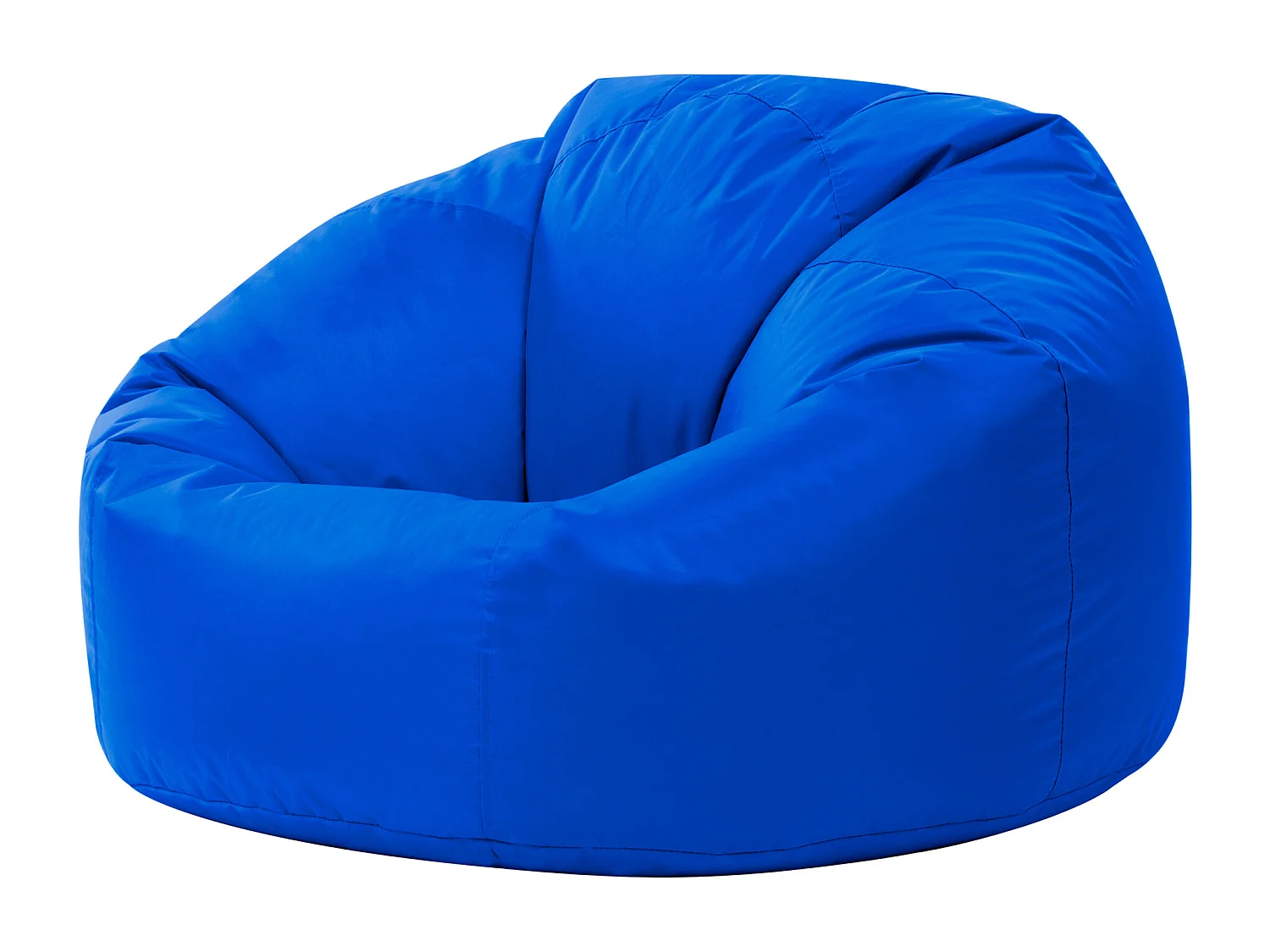 Pouf classique pour usage intérieur et extérieur bleu