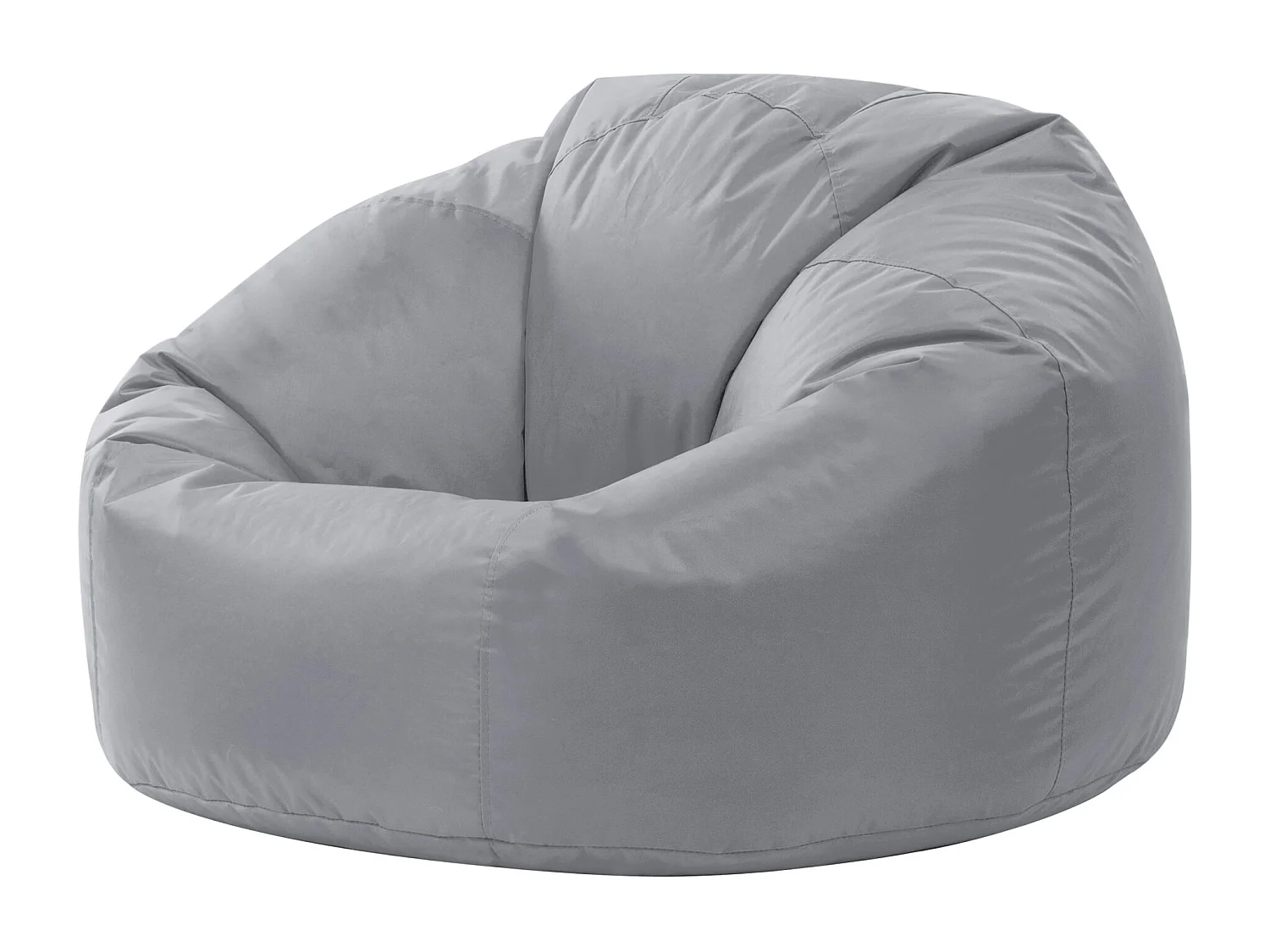 Pouf classique pour usage intérieur et extérieur gris clair