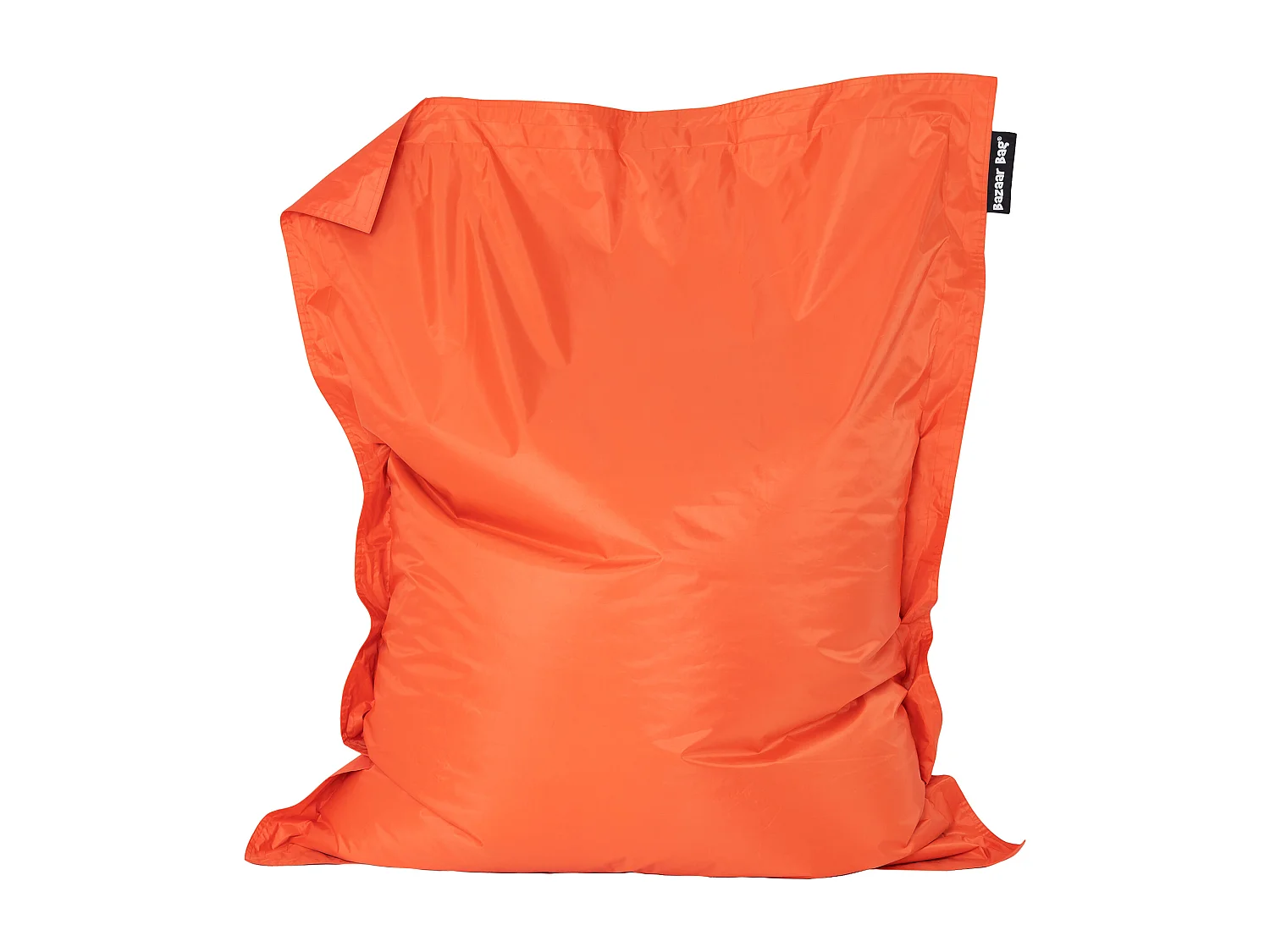 Pouf géant intérieur et extérieur orange - BAZAAR BAG