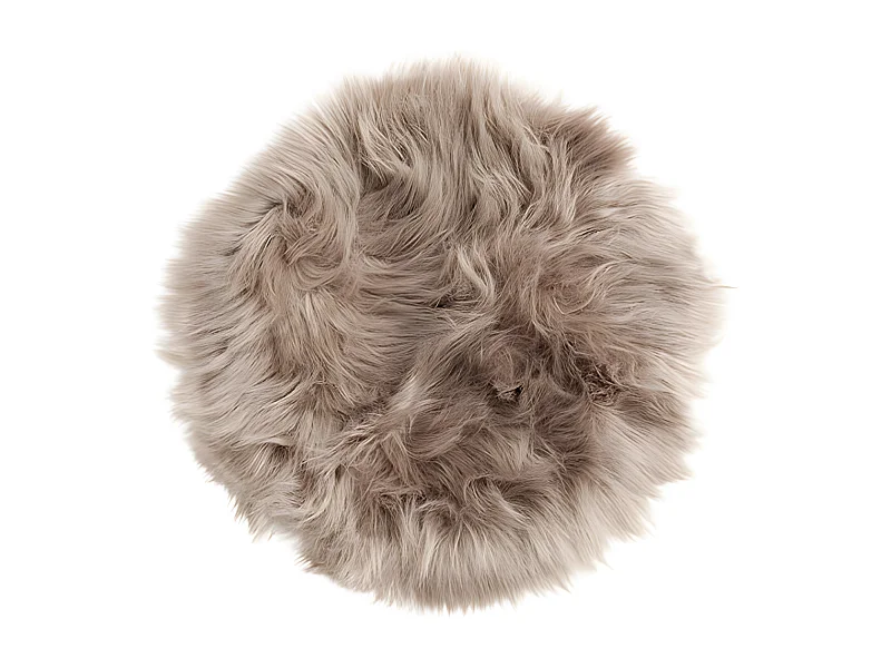 Katy kunstvacht Ø34cm bruin.