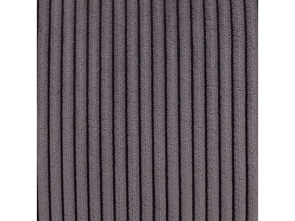 Pouf géant canapé velours côtelé gris anthracite - SOUL