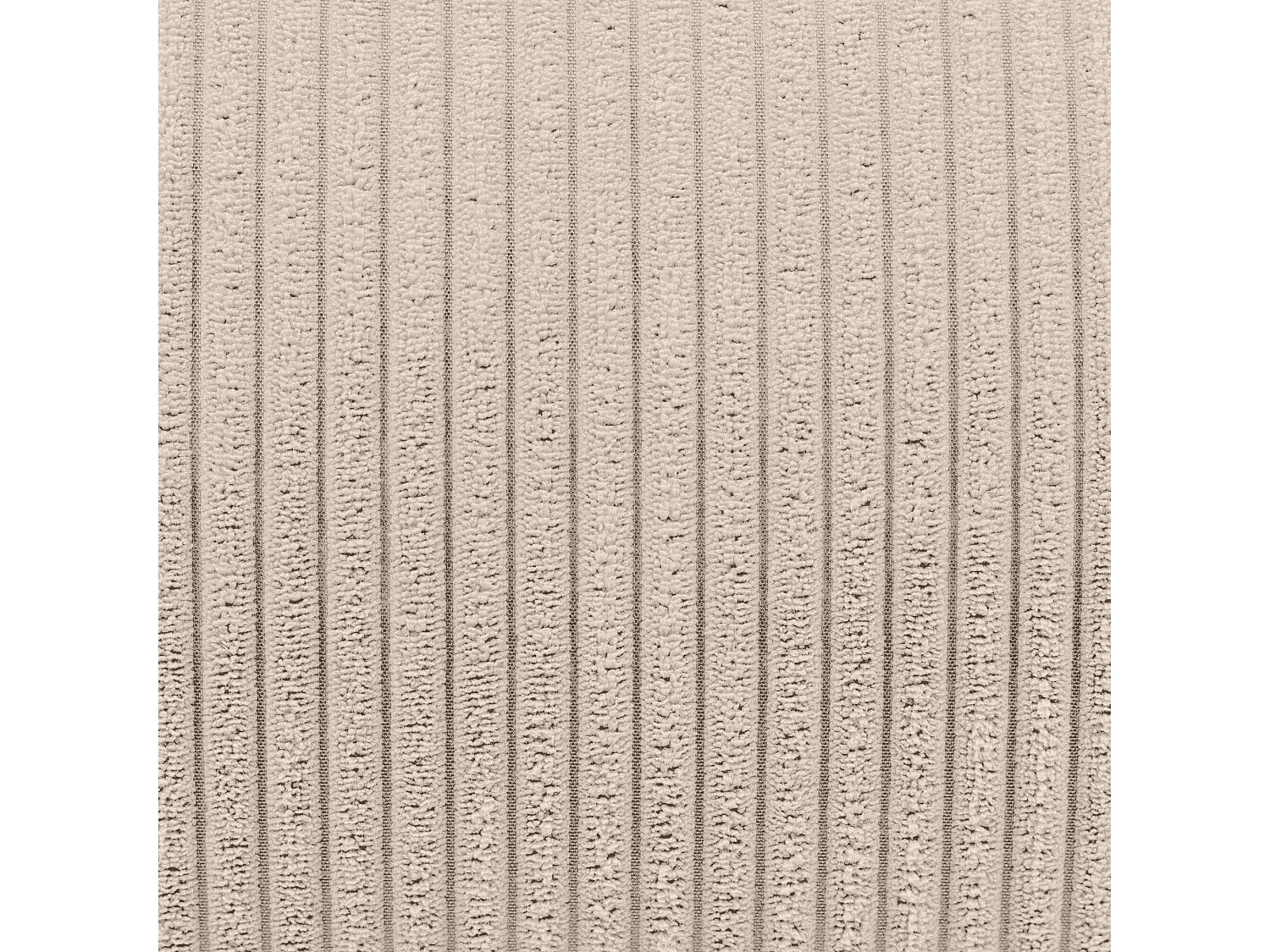 Pouf inclinable enfant velours côtelé beige galet - DALTON