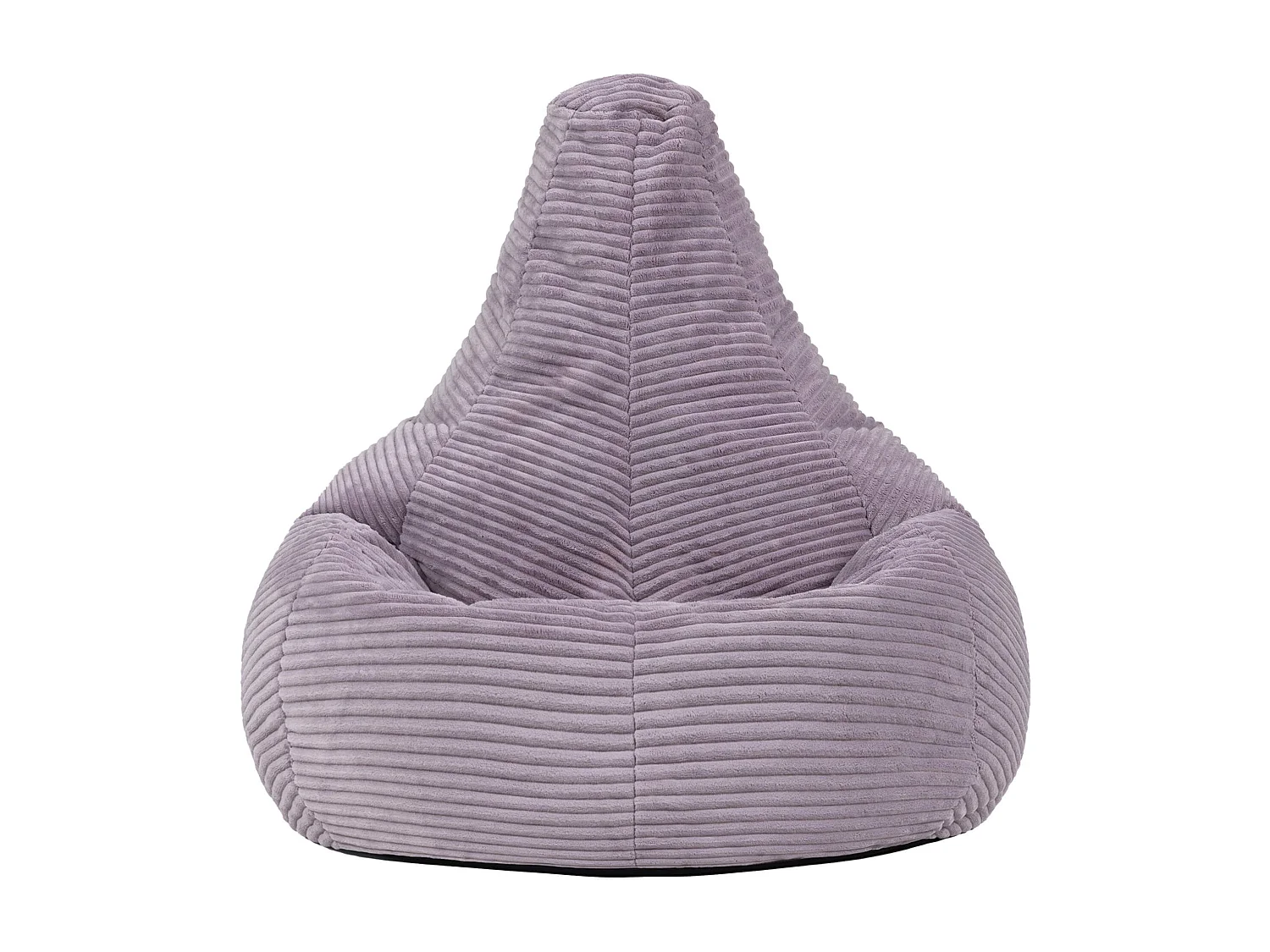 Pouf inclinable enfant velours côtelé violet lavande - DALTON