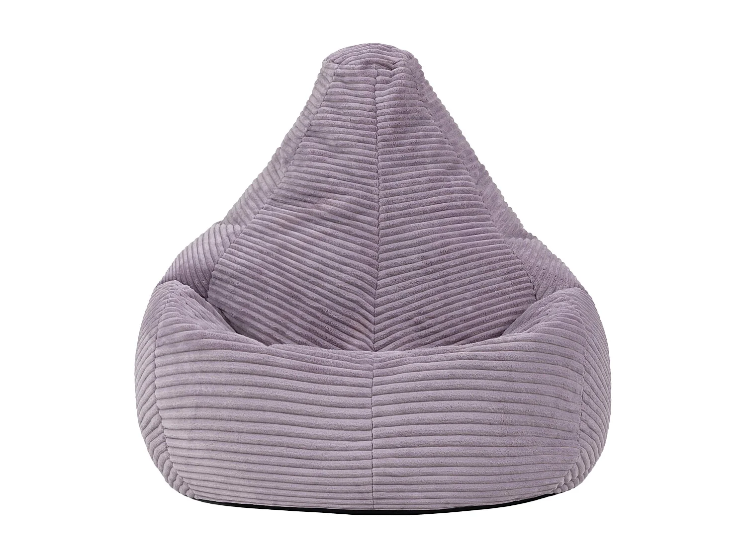 Pouf inclinable enfant velours côtelé violet lavande - DALTON