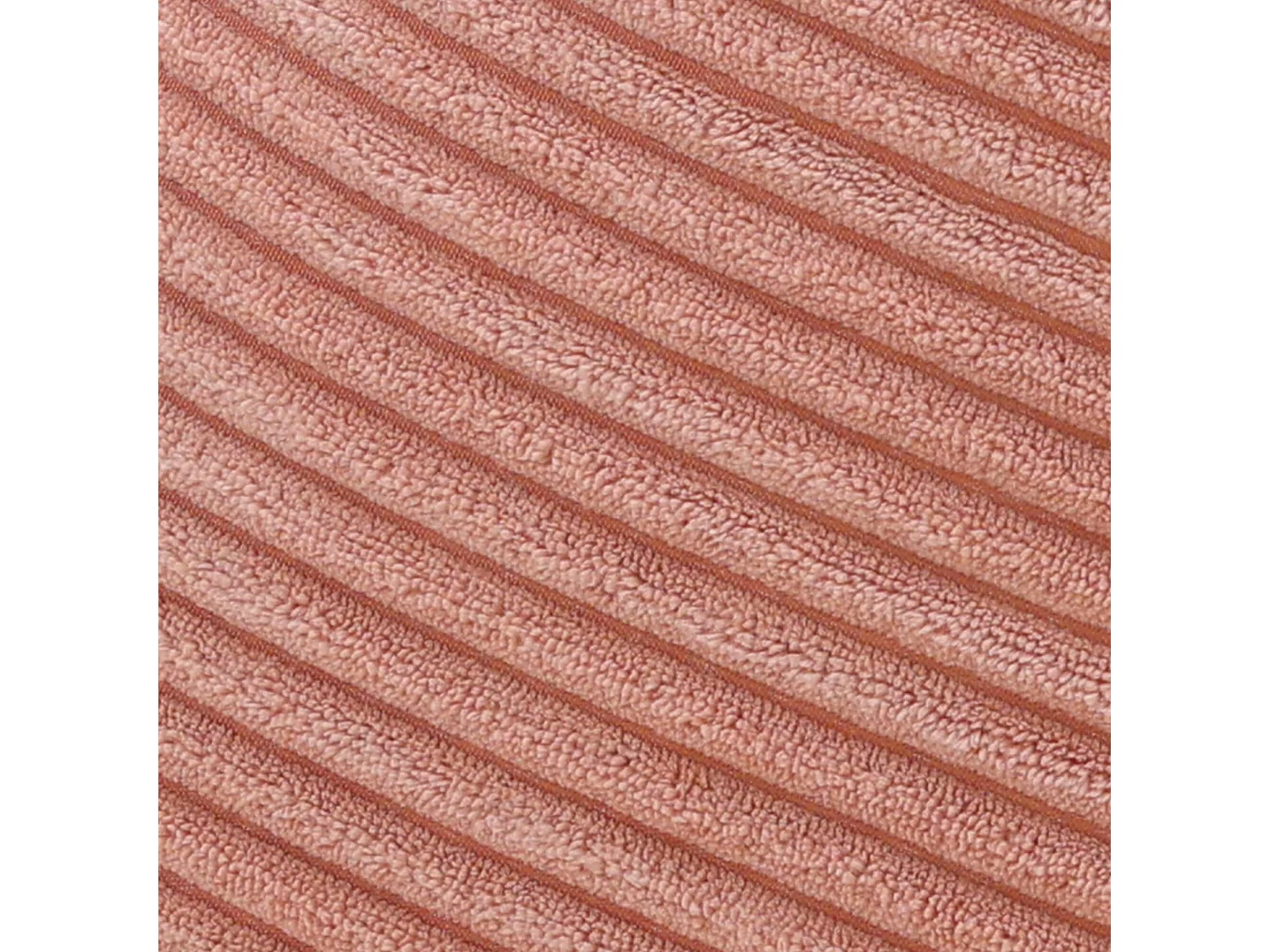 Pouf inclinable enfant velours côtelé rose aube - DALTON