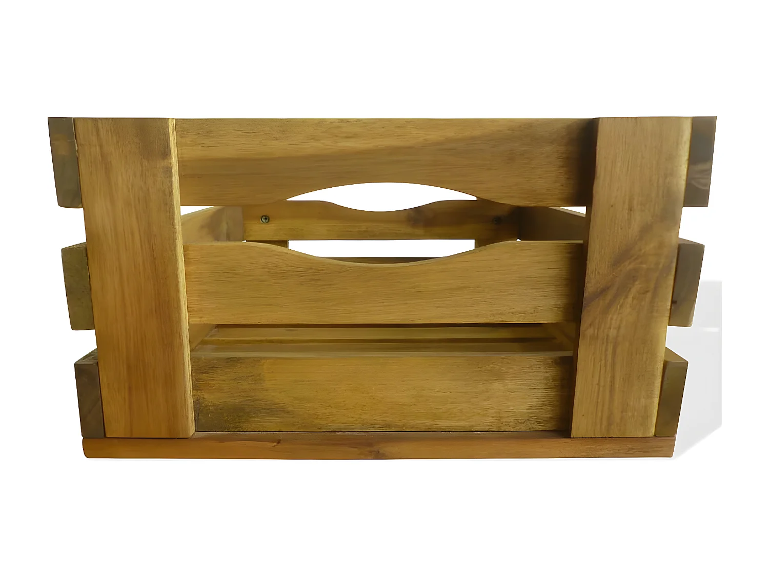 Caisse à pommes 2 pièces Bois d'acacia massif