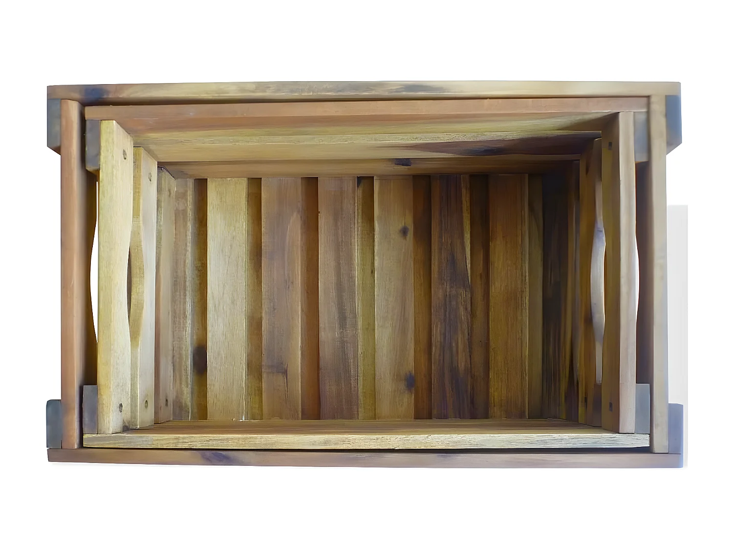 Caisse à pommes 2 pièces Bois d'acacia massif