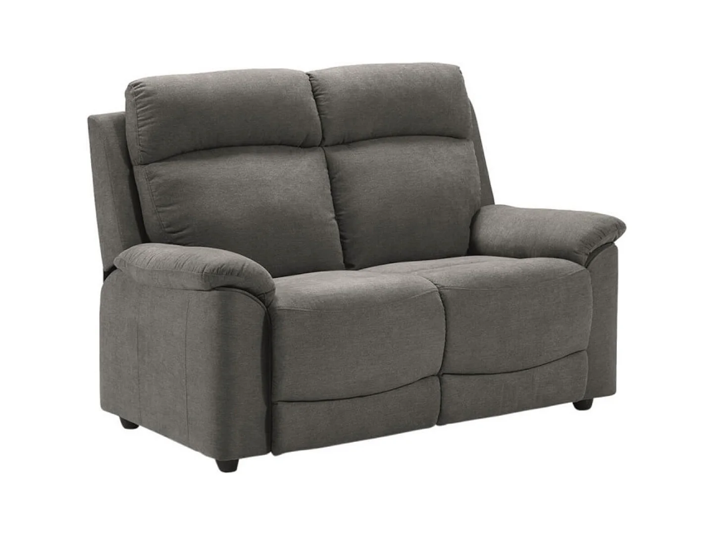Canapé de relaxation en tissu Katika-Couleur Gris-Système Electrique-1 place fauteuil