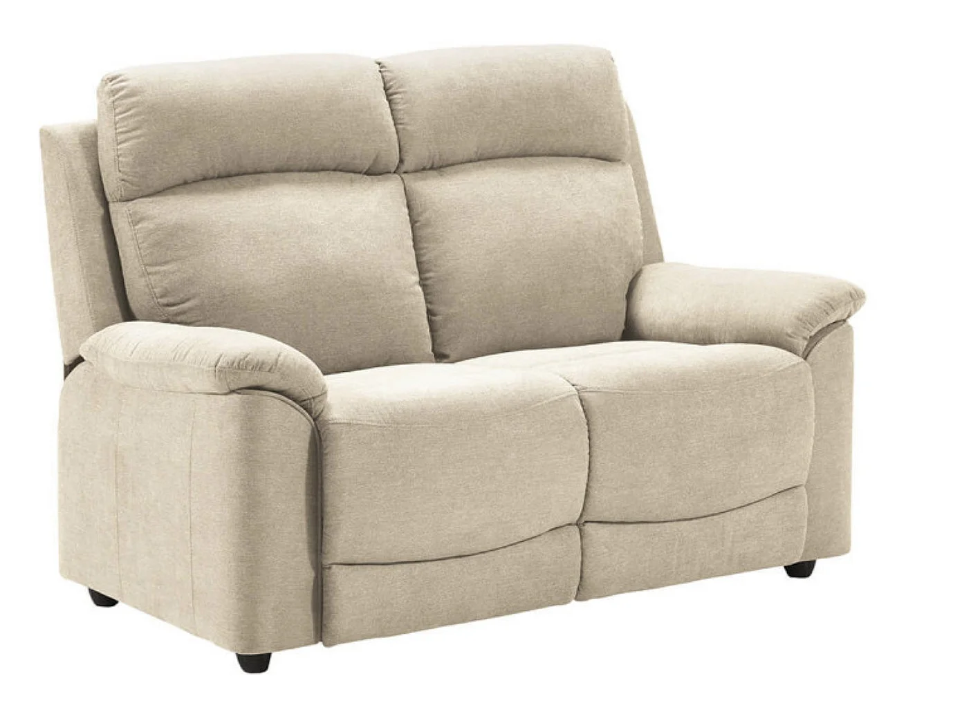 Canapé de relaxation en tissu Katika-Couleur Beige clair-Système Manuel-1 place fauteuil