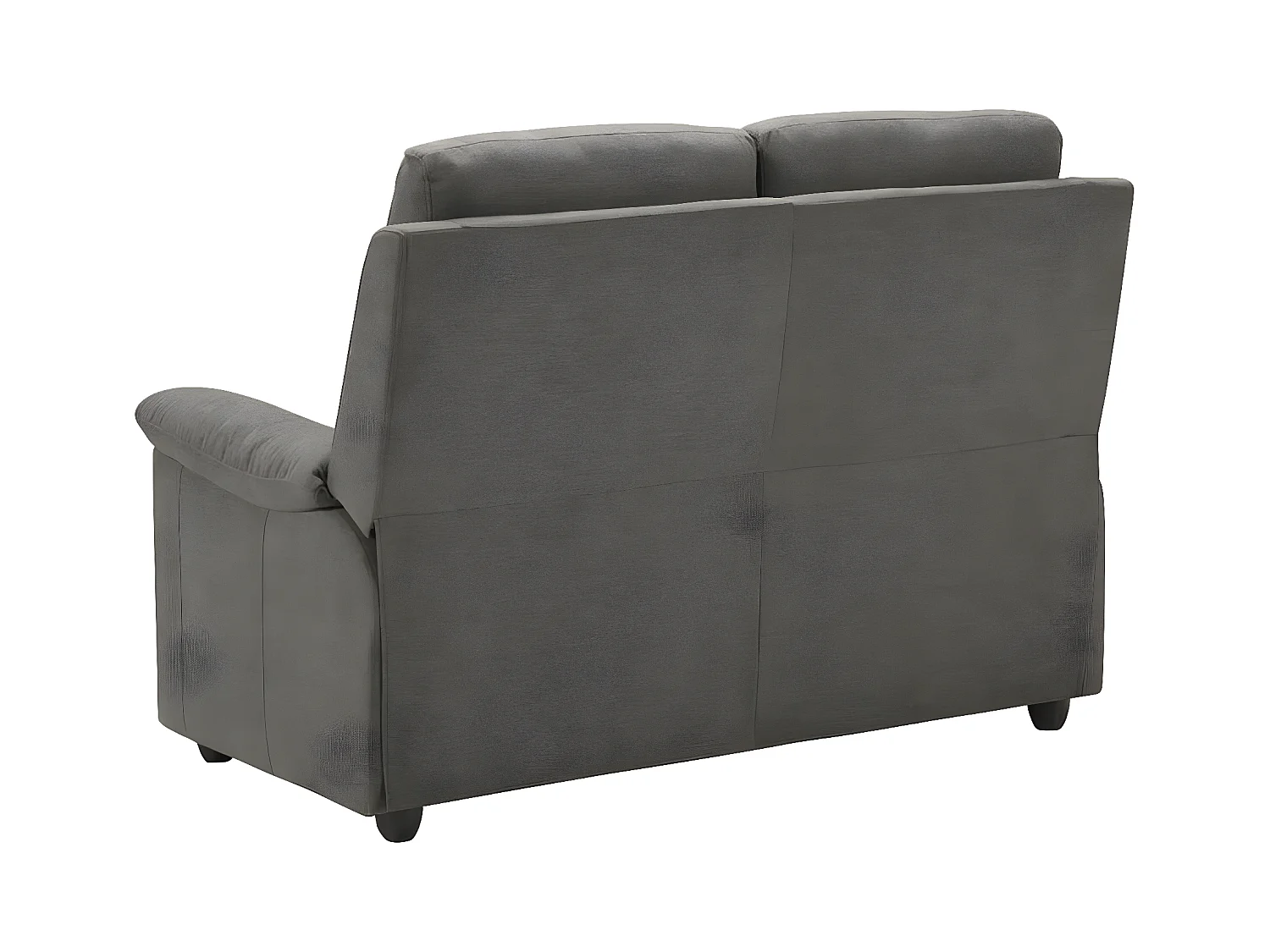 Relaxbank in stof Katika-Kleur Grijs-Systeem Elektrisch-Aantal plaatsen) 3 plaatsen