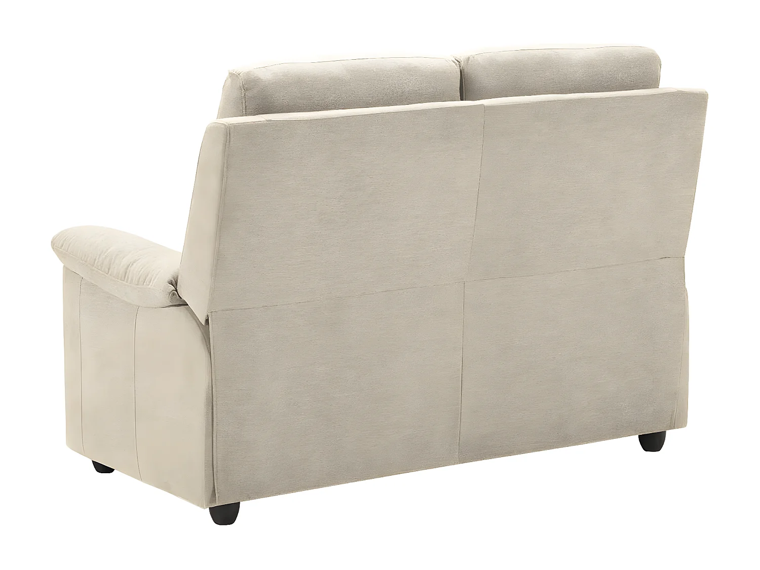 Canapé de relaxation en tissu Katika-Couleur Beige clair-Système Electrique-3 places