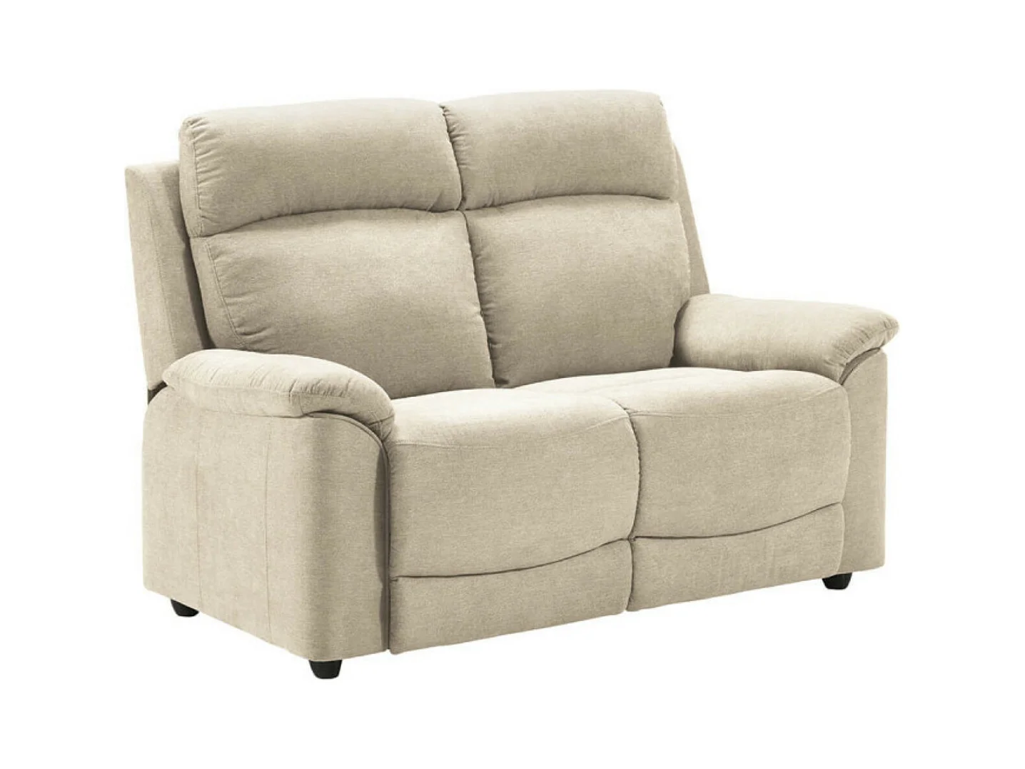Canapé de relaxation en tissu Katika-Couleur Beige clair-Système Electrique-1 place fauteuil