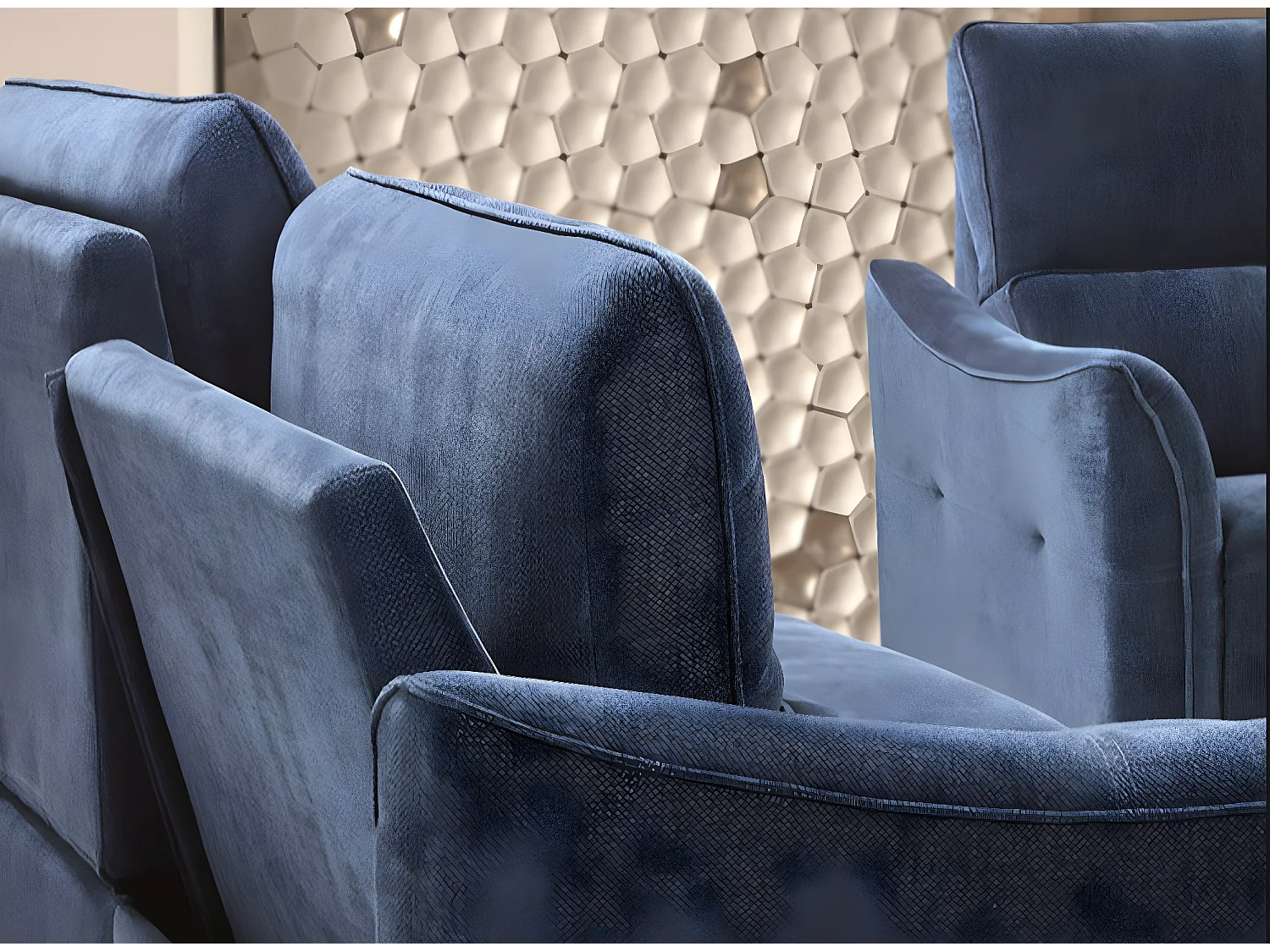 Canapé tissu chenillé doux et moelleux Bakay-Gris clair-2 places fixe