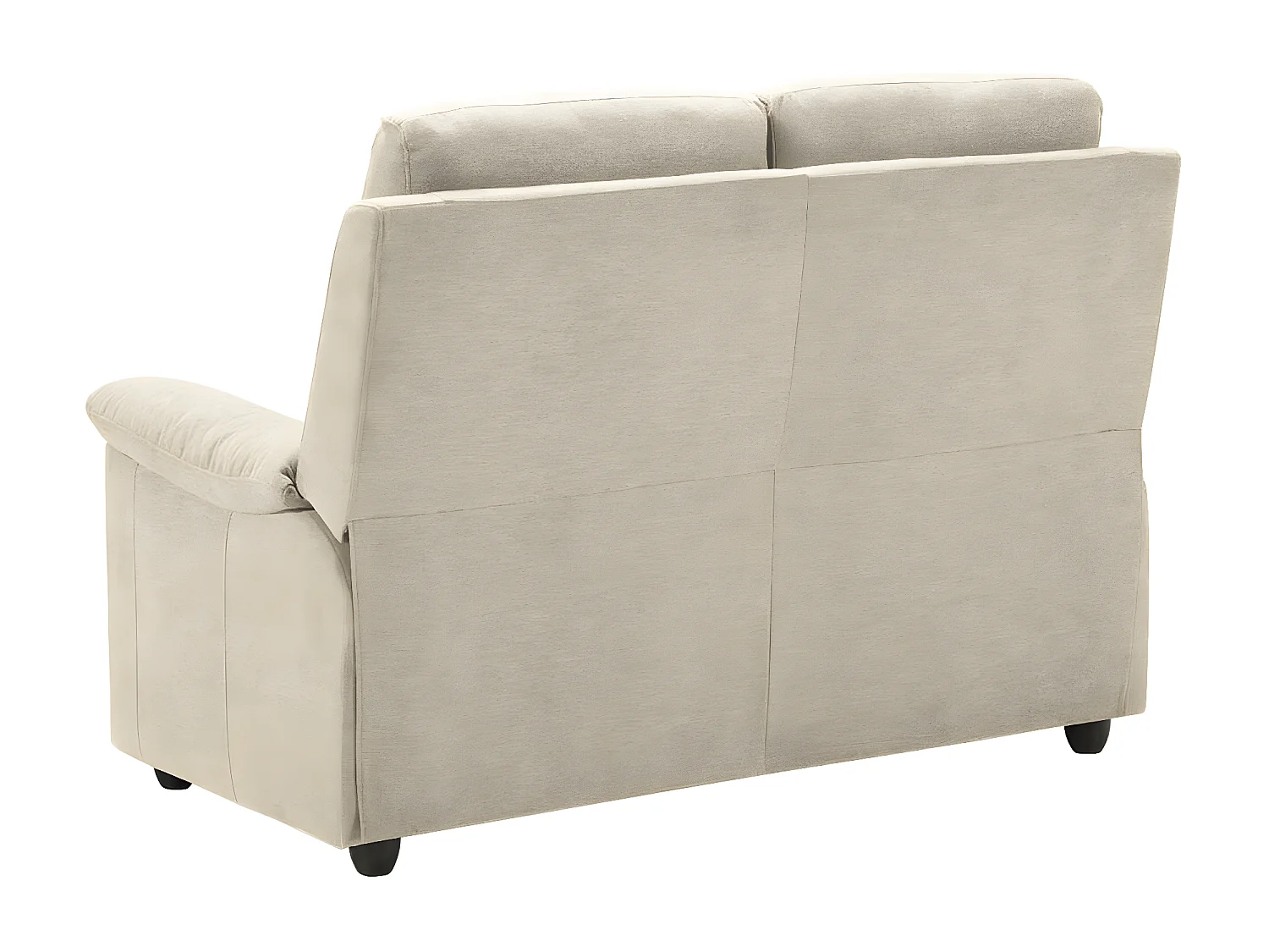 Canapé de relaxation en tissu Katika-Couleur Beige clair-Système Manuel-3 places