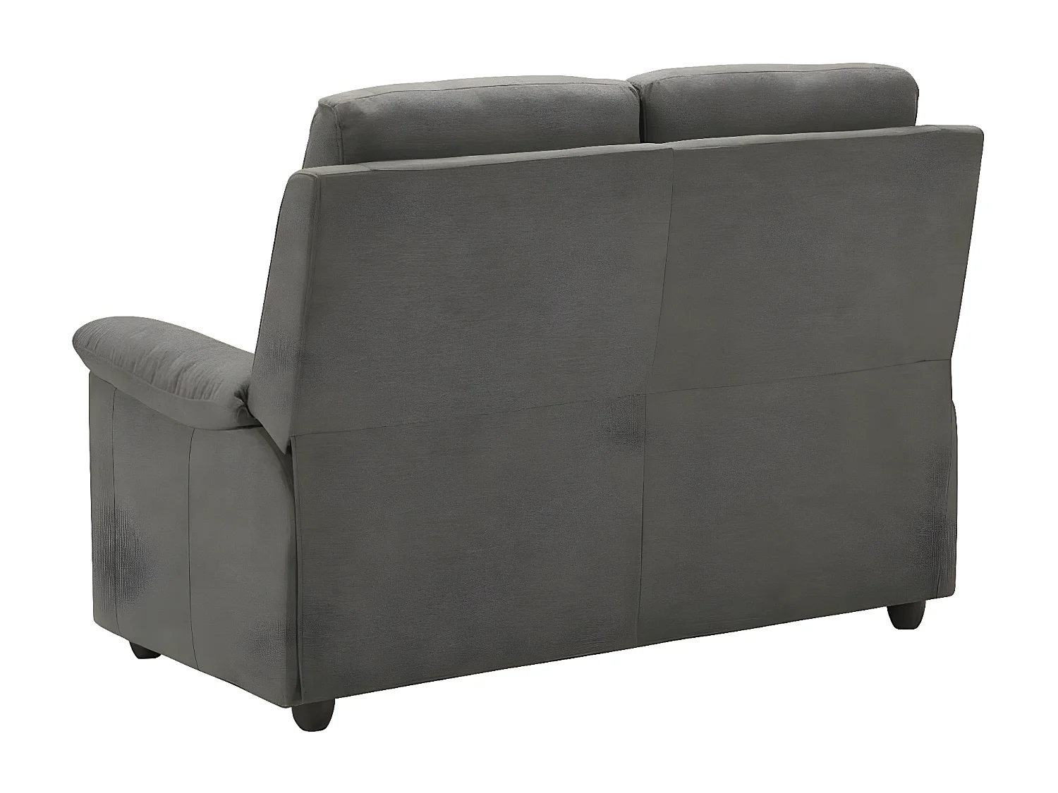 Canapé de relaxation en tissu Katika-Couleur Gris-Système Manuel-3 places