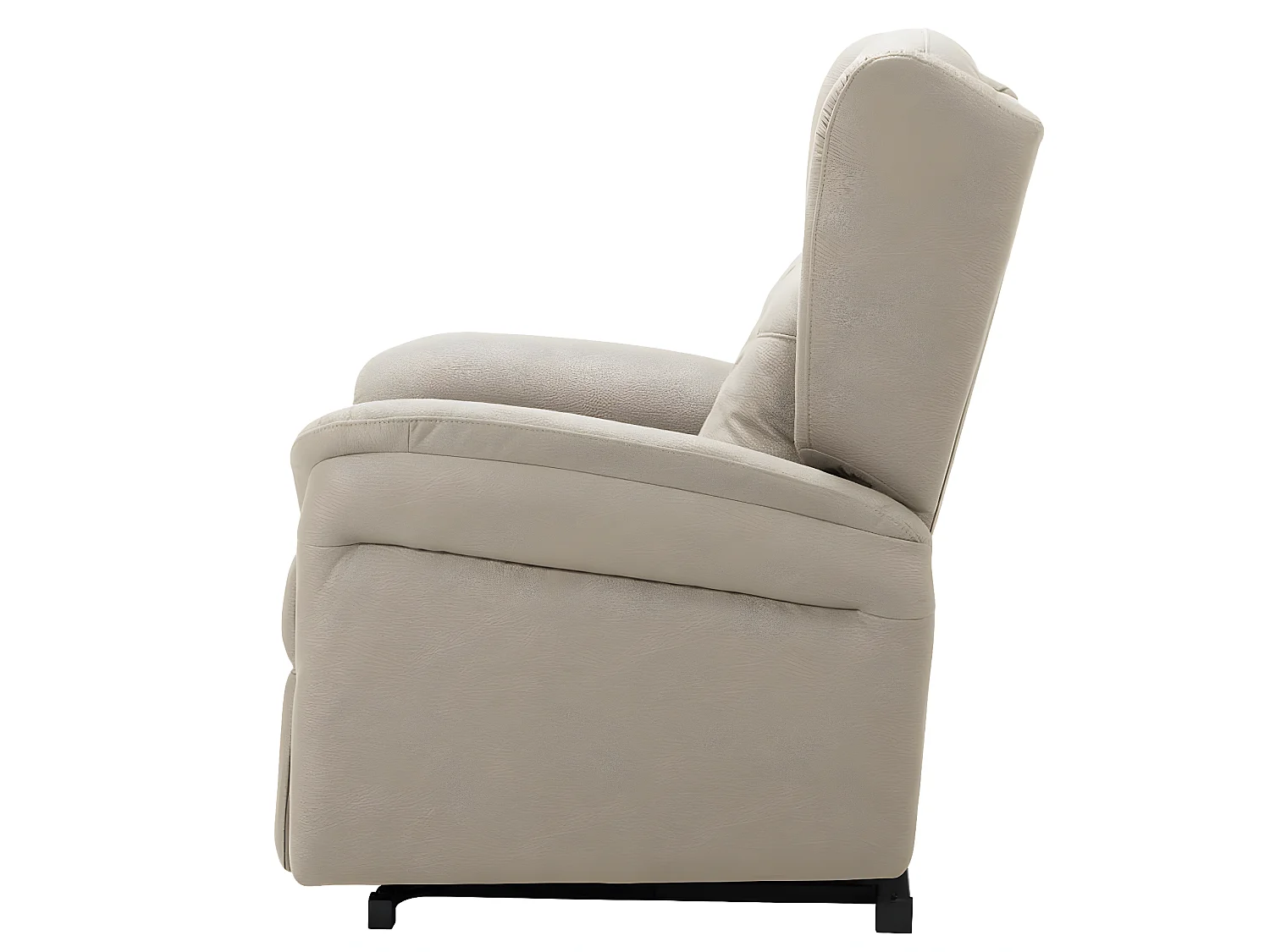 Fauteuil relevable de relaxation électrique 2 moteurs tissu Karola-Couleur Beige