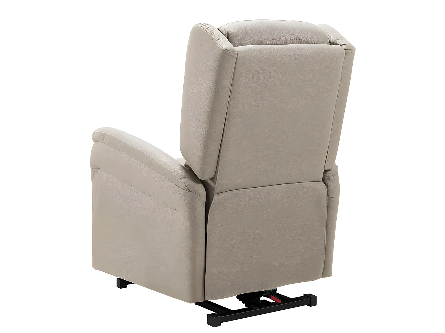 Karola elektrische relaxfauteuil met 2 stoffen motoren-Kleur Beige