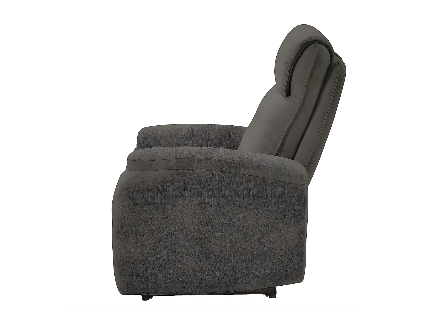 Klona stoffen elektrische relaxfauteuil-Kleur Donkergrijs