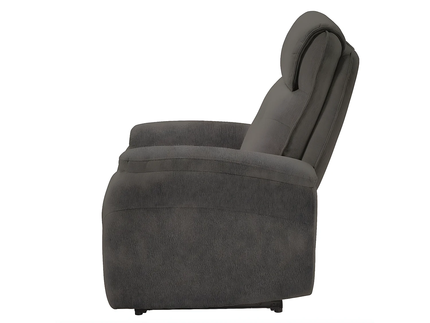 Klona stoffen elektrische relaxfauteuil-Kleur Donkergrijs