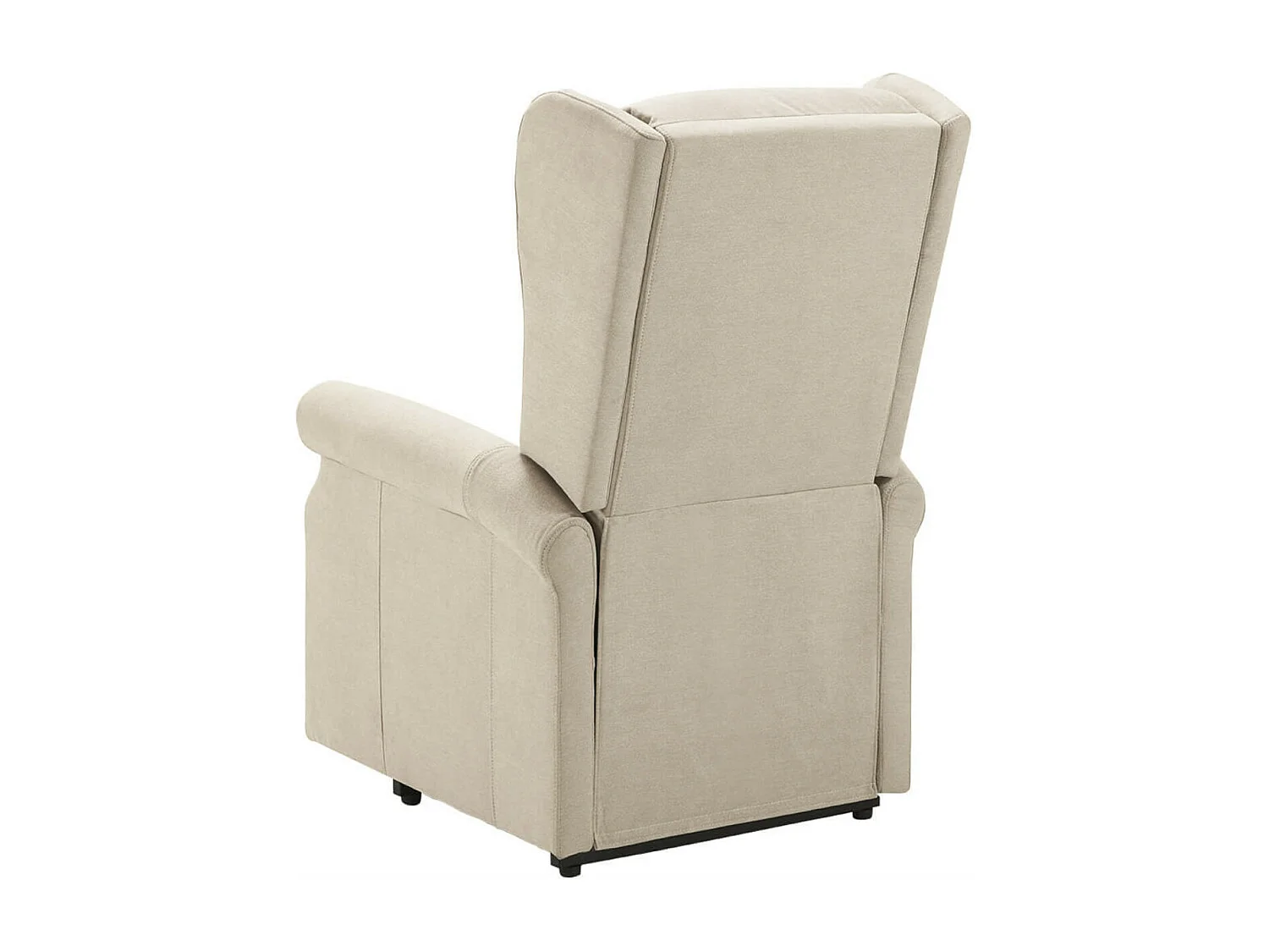 Fauteuil de relaxation et releveur électrique 2 moteurs tissu Agora-Couleur Beige clair