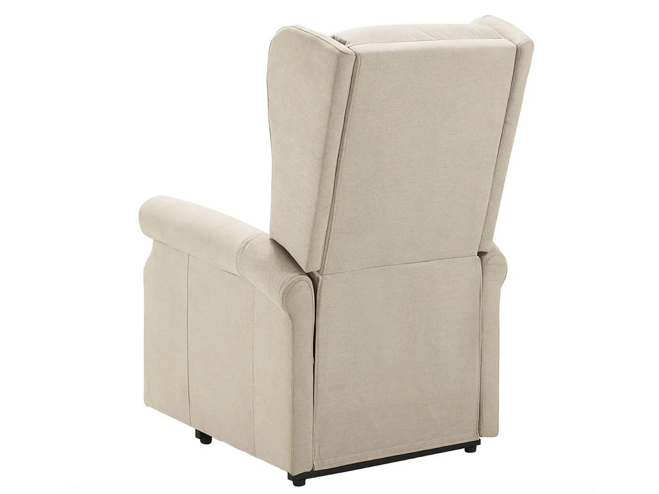 Fauteuil de relaxation et releveur électrique 2 moteurs tissu Agora-Couleur Beige clair