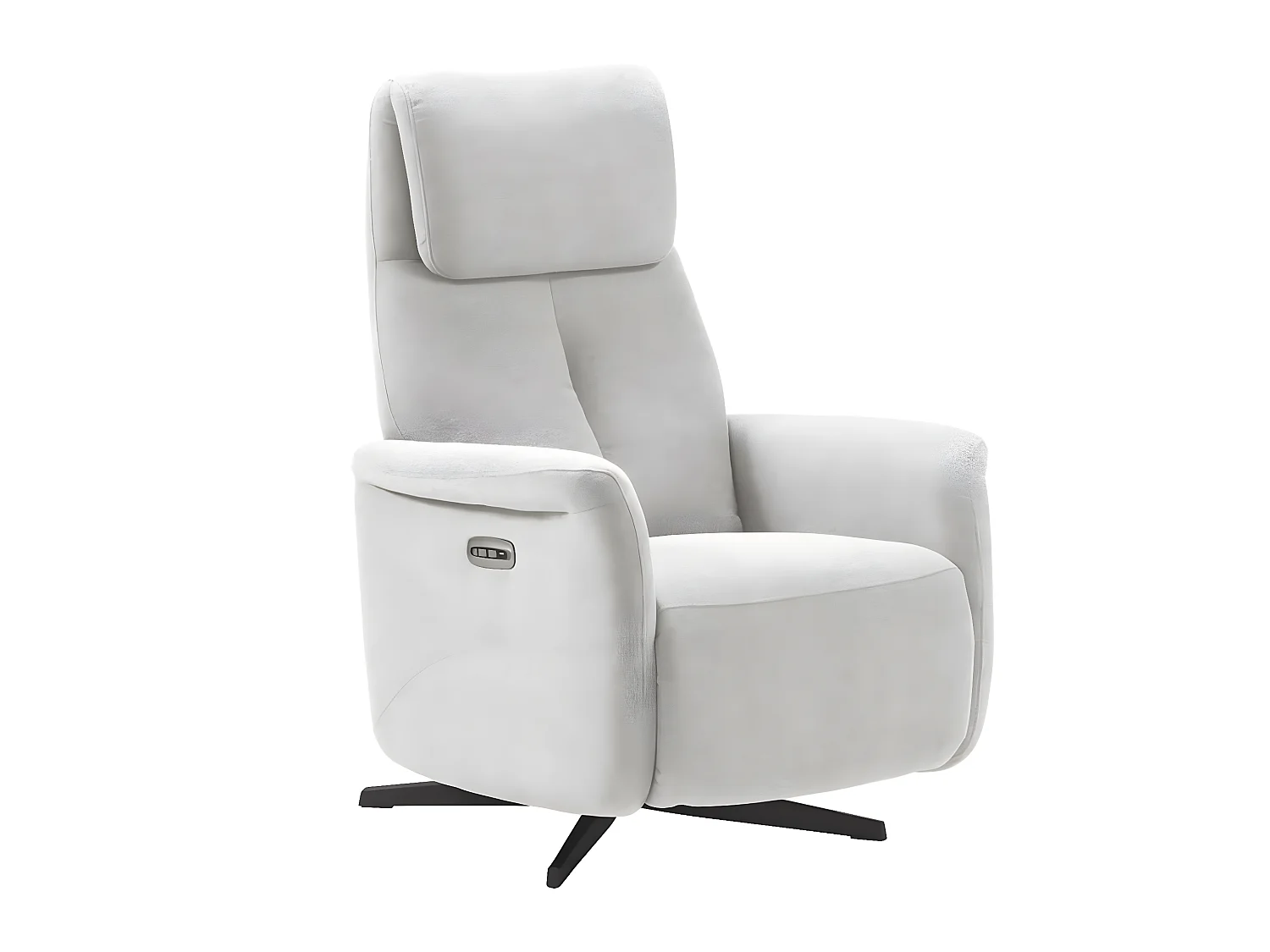 Kastelle elektrische relaxfauteuil met 2 stofmotoren-Kleur Lichtgrijs