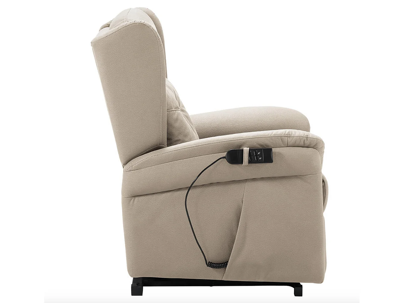 Kalone stoffen relaxstoel en elektrische lift met 2 motoren-Kleur Beige