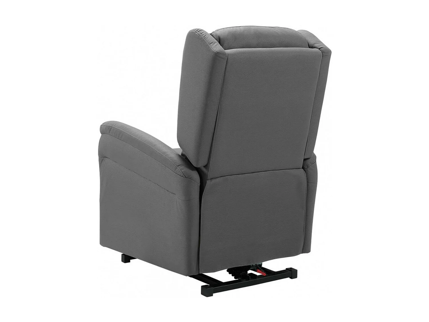 Fauteuil relevable de relaxation électrique 2 moteurs tissu Karola-Couleur Gris foncé
